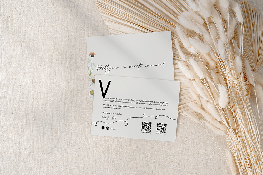 Děkovné kartičky